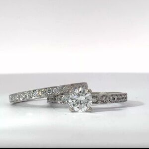 18k white gold Diamond Ring Set